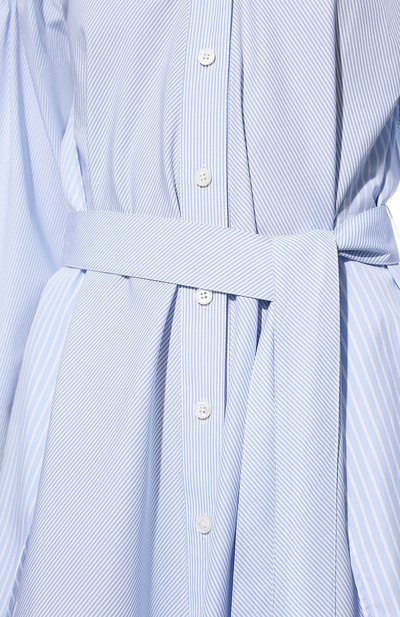Хлопковое платье STELLA MCCARTNEY светло-голубого цвета по цене 113500 руб., арт. 604312/STA26, фото 5 Хлопковое платье STELLA MCCARTNEY, арт. 604312/STA26, фото 5