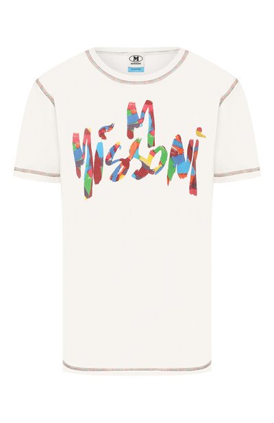 Женская хлопковая футболка M MISSONI, арт. 2DL00022/2J000Z