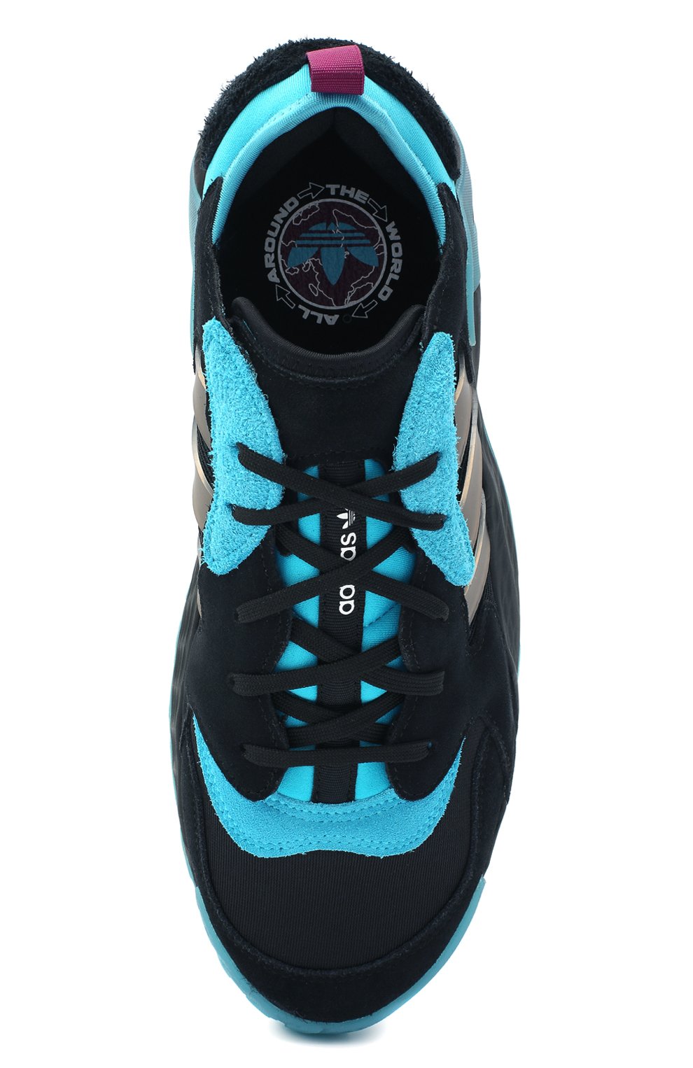 Комбинированные кроссовки streetball low ADIDAS ORIGINALS, арт. FW1216, фото 5