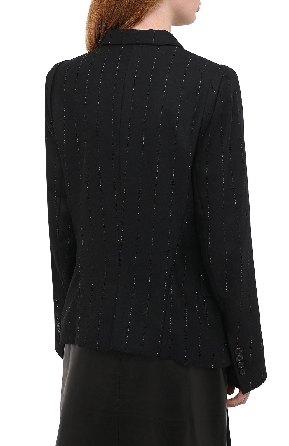 Шерстяной жакет ANN DEMEULEMEESTER, арт. 2002-1004-P-163-098, фото 4