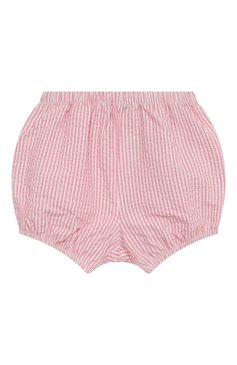 Детский комплект из футболки и шорт IL GUFO розового цвета, арт. P25DP533C1080/3M-9M | Фото 5 (Материал внешний: Хлопок; Нос: Не проставлено; Кросс-КТ НВ: Костюм; Ростовка одежда: 0 - 3 мес | 50 - 60 см, 3 мес | 62 см)