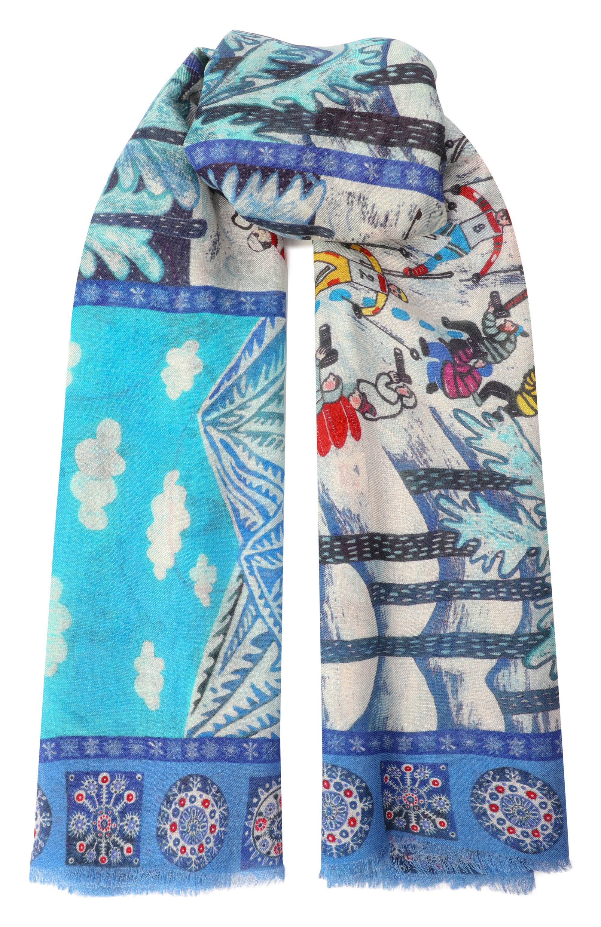 Шаль зимние виды спорта GOURJI, арт. 91265922/44118, фото 1