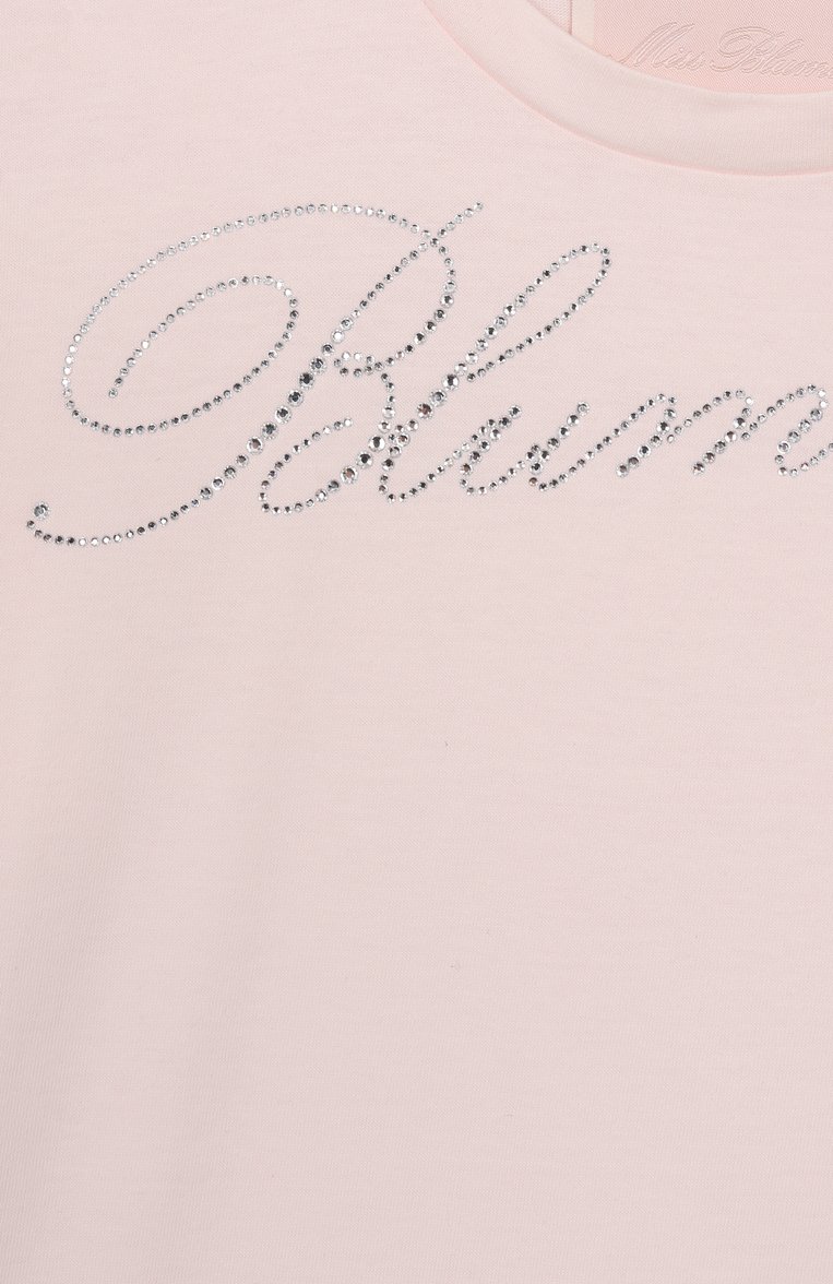 Хлопковая футболка BLUMARINE, арт. BFTS008.0.JF056/6A-12A, фото 1