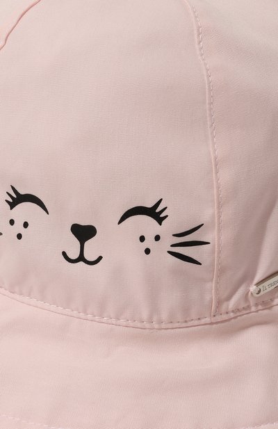 Хлопковая панама IL TRENINO розового цвета по цене 6995 руб., арт. FB-3043, фото 3 Хлопковая панама IL TRENINO, арт. FB-3043, фото 3