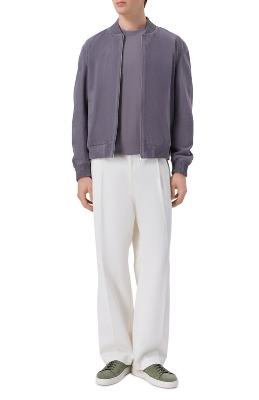 Хлопковые брюки BOSS 50561918 Белый  50561918 Фото 2