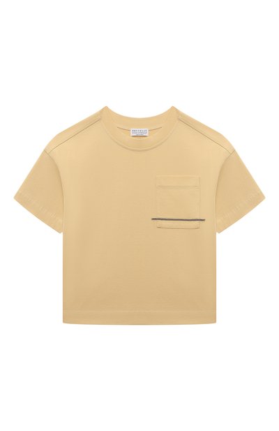 Хлопковая футболка BRUNELLO CUCINELLI, арт. B0T81T287B