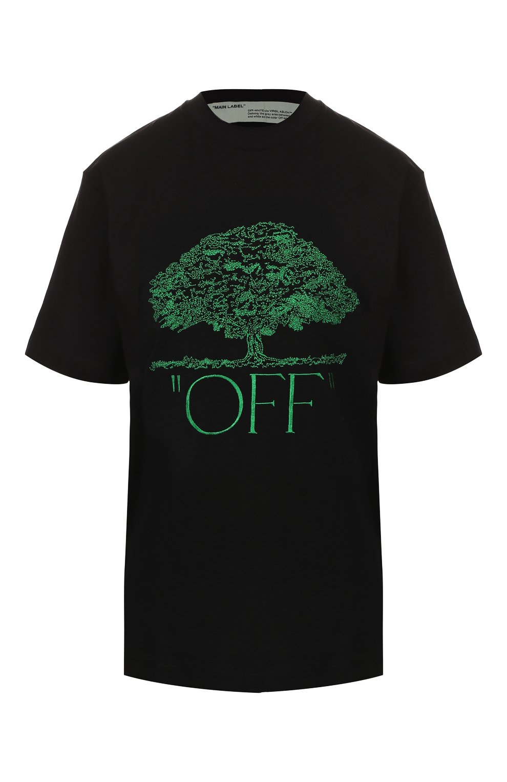 Хлопковая футболка OFF-WHITE, арт. 0WAA049F19B070681040, фото 1