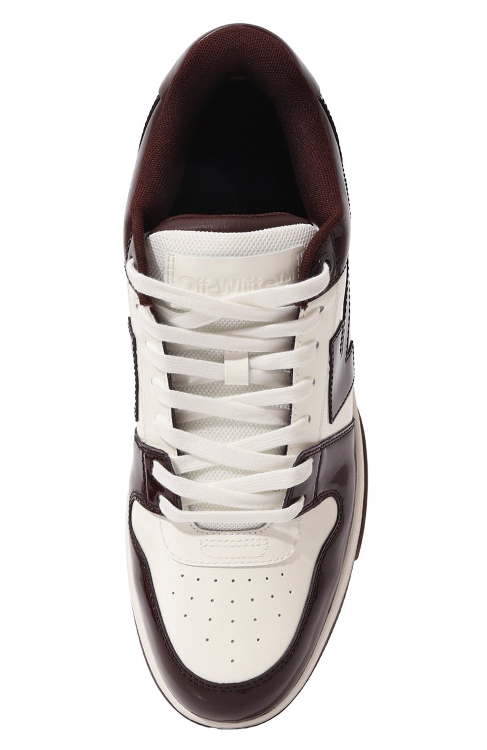 Кожаные кеды out of office OFF-WHITE, арт. OMIA189F22LEA0060128, фото 6