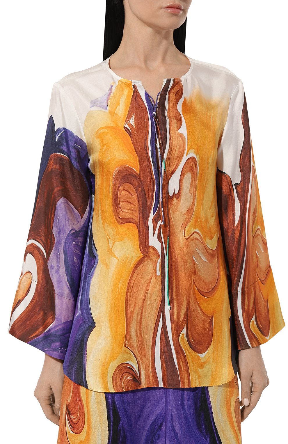 Атласная блузка DOROTHEE SCHUMACHER, арт. 549216, фото 3