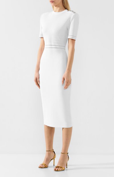 Платье из вискозы BALMAIN, арт. TF06581/K107, фото 3