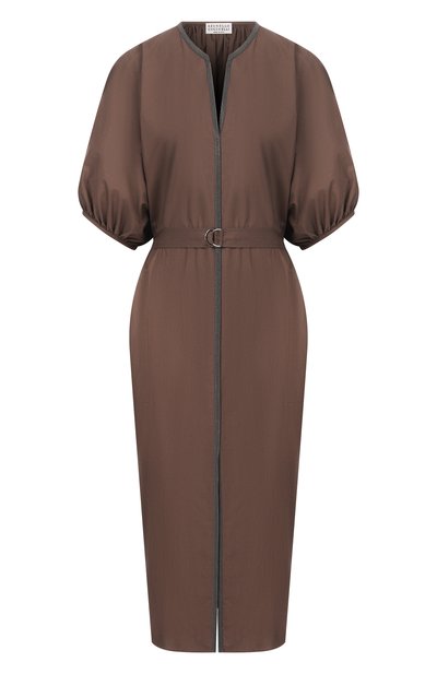 Женское хлопковое платье BRUNELLO CUCINELLI, арт. M0H93AHB81