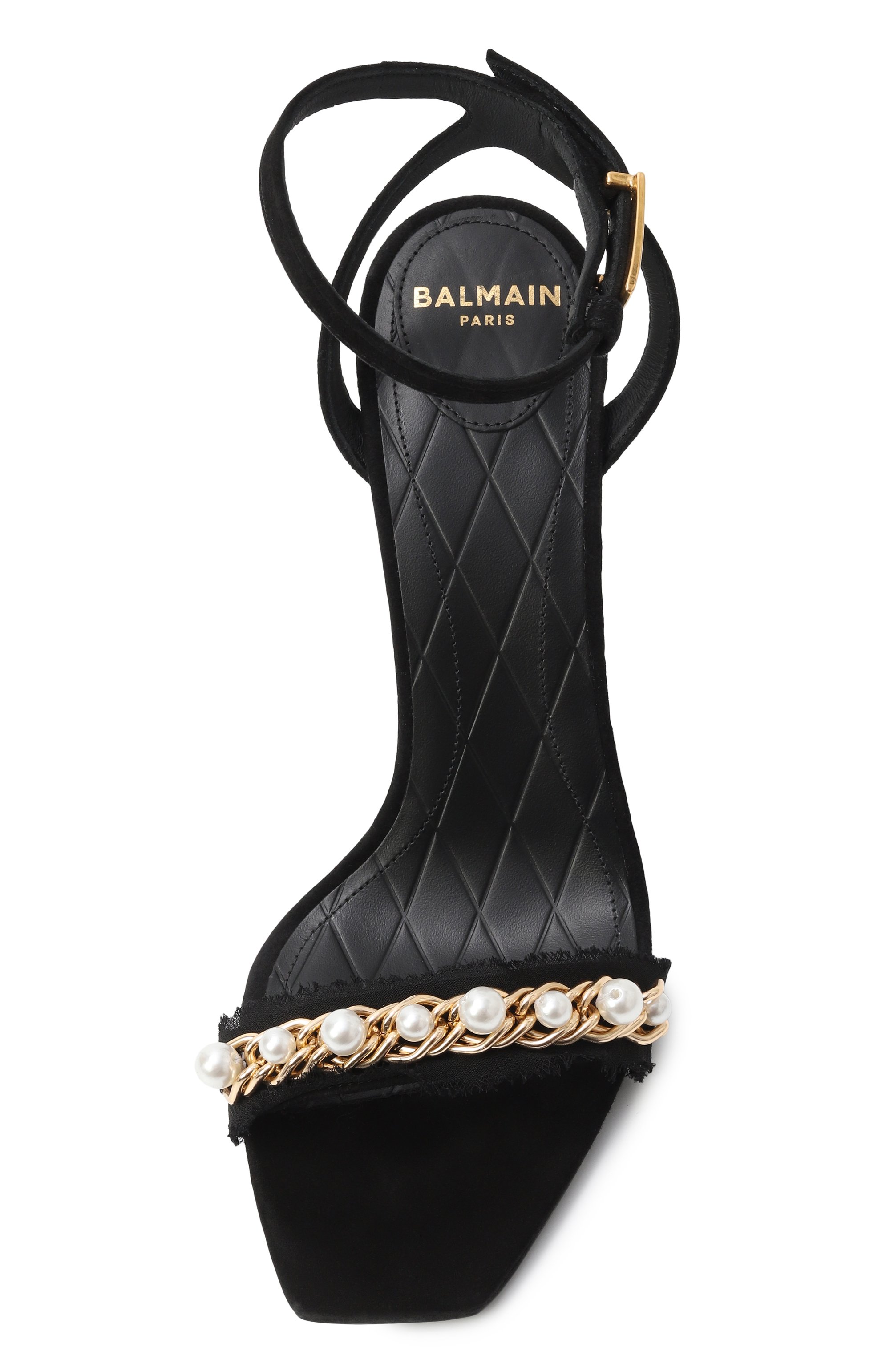 Замшевые босоножки pb 95 BALMAIN, арт. EN0UH135/LVRI, фото 6