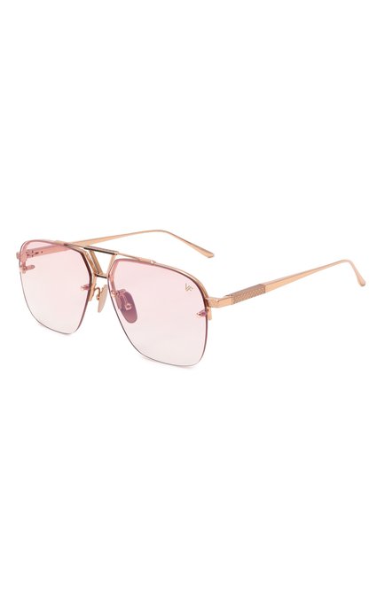 Женские солнцезащитные очки VINTAGE FRAMES розового цвета, арт. FALC0N R0SE G0LD/PINK FLASH | Фото 1 (Нос: Не проставлено; Региональные ограничения белый список (Axapta Mercury): Не проставлено)