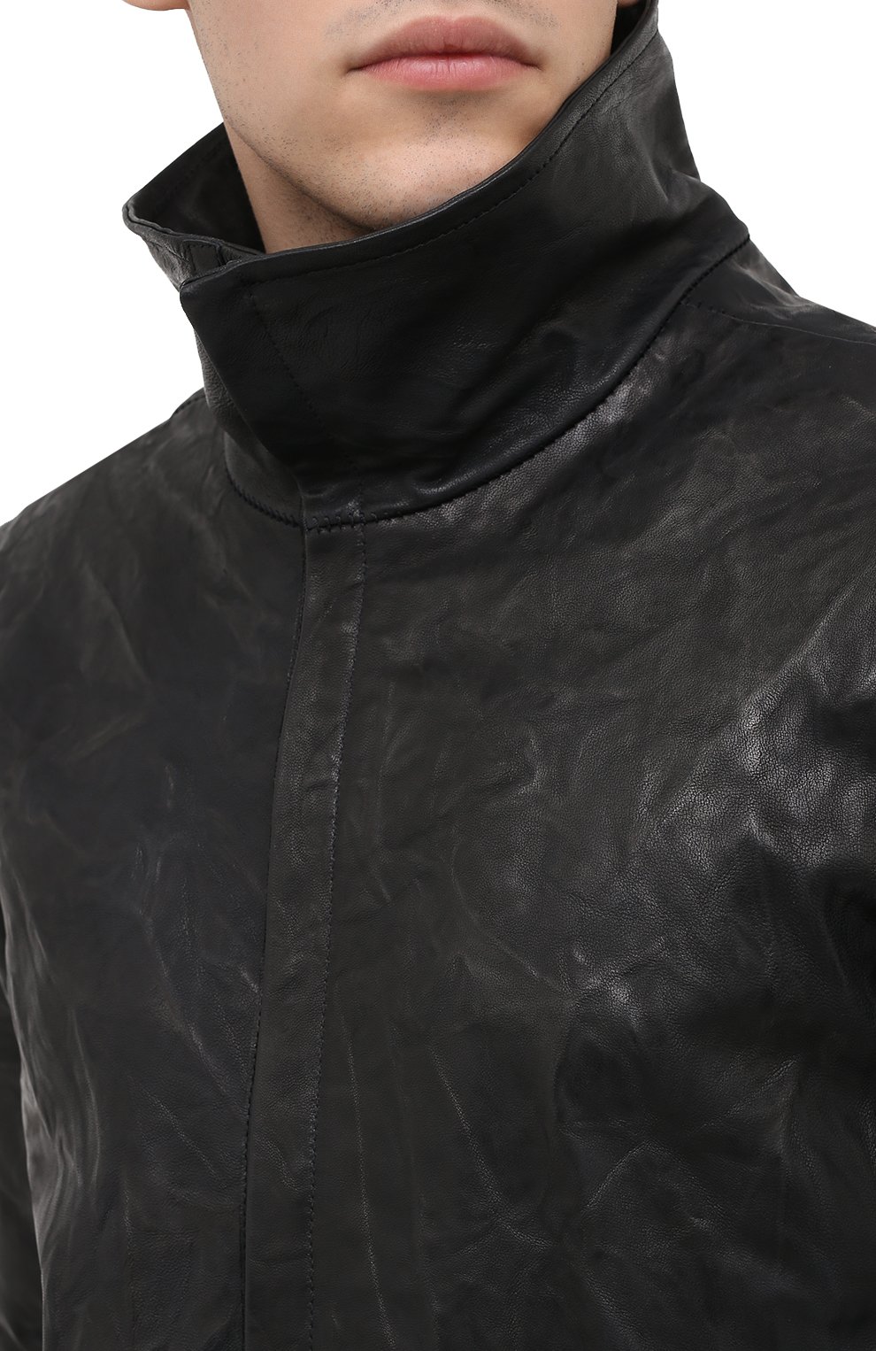 Кожаная куртка ISAAC SELLAM, арт. FUMISTE-CRASSE-P0UILLE, фото 6