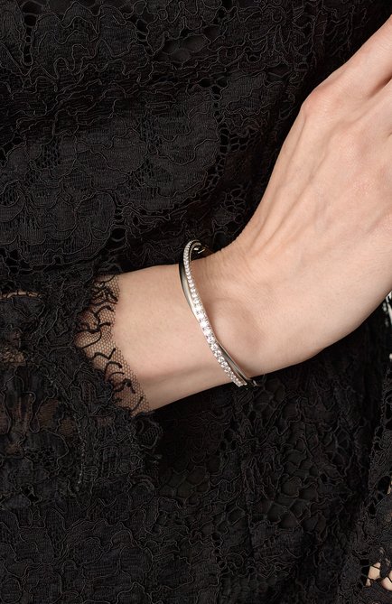 Женский браслет twist SWAROVSKI серебряного цвета, арт. 5572725 | Фото 2 (Нос: Не проставлено; Материал: Металл; Материал сплава: Проставлено)