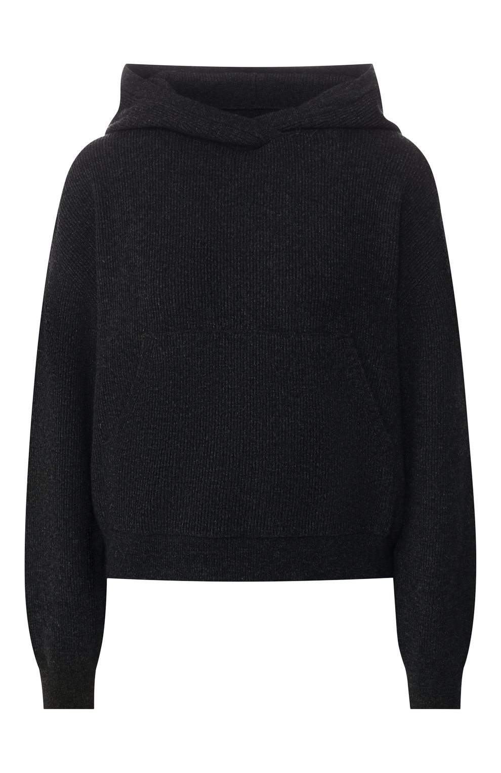 Пуловер из смеси шерсти и вискозы с кашемиром NANUSHKA, арт. M0G_CHARC0AL_CASHMERE BLEND RIB CASHMERE BLEND RIB, фото 1