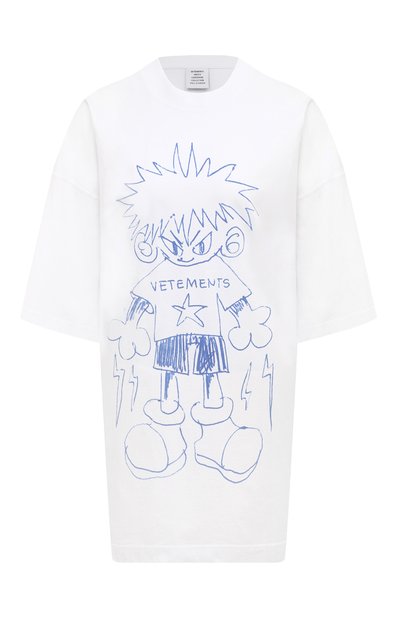 Хлопковая футболка VETEMENTS, арт. UE64TR340W