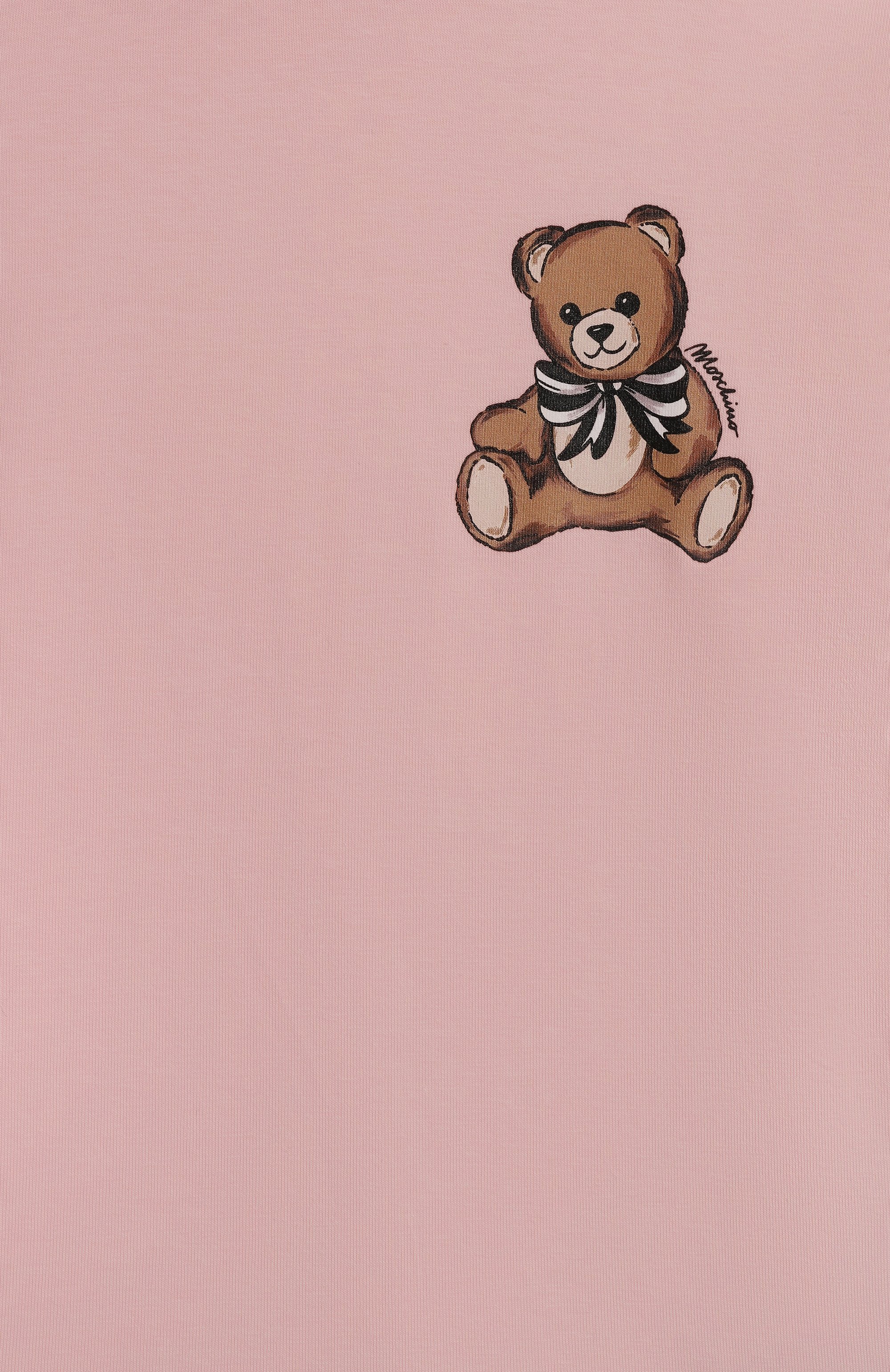 Хлопковая футболка MOSCHINO, арт. HKM060/LBA11/4-8, фото 3