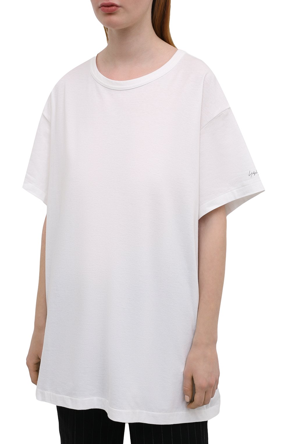 Хлопковая футболка YOHJI YAMAMOTO, арт. FD-T06-072, фото 3