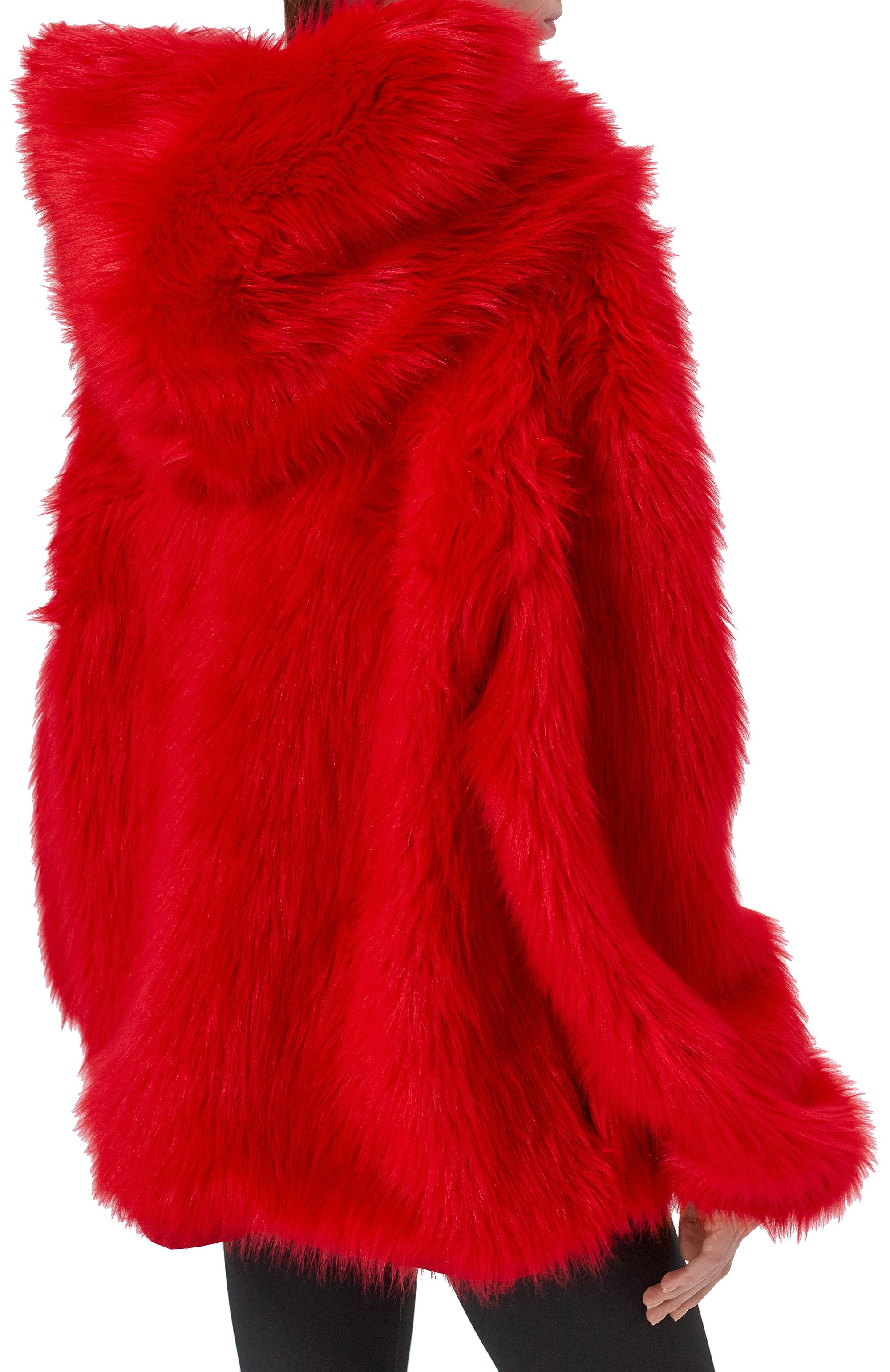 Шуба из экомеха MSGM, арт. 3942MDC03/257814, фото 4