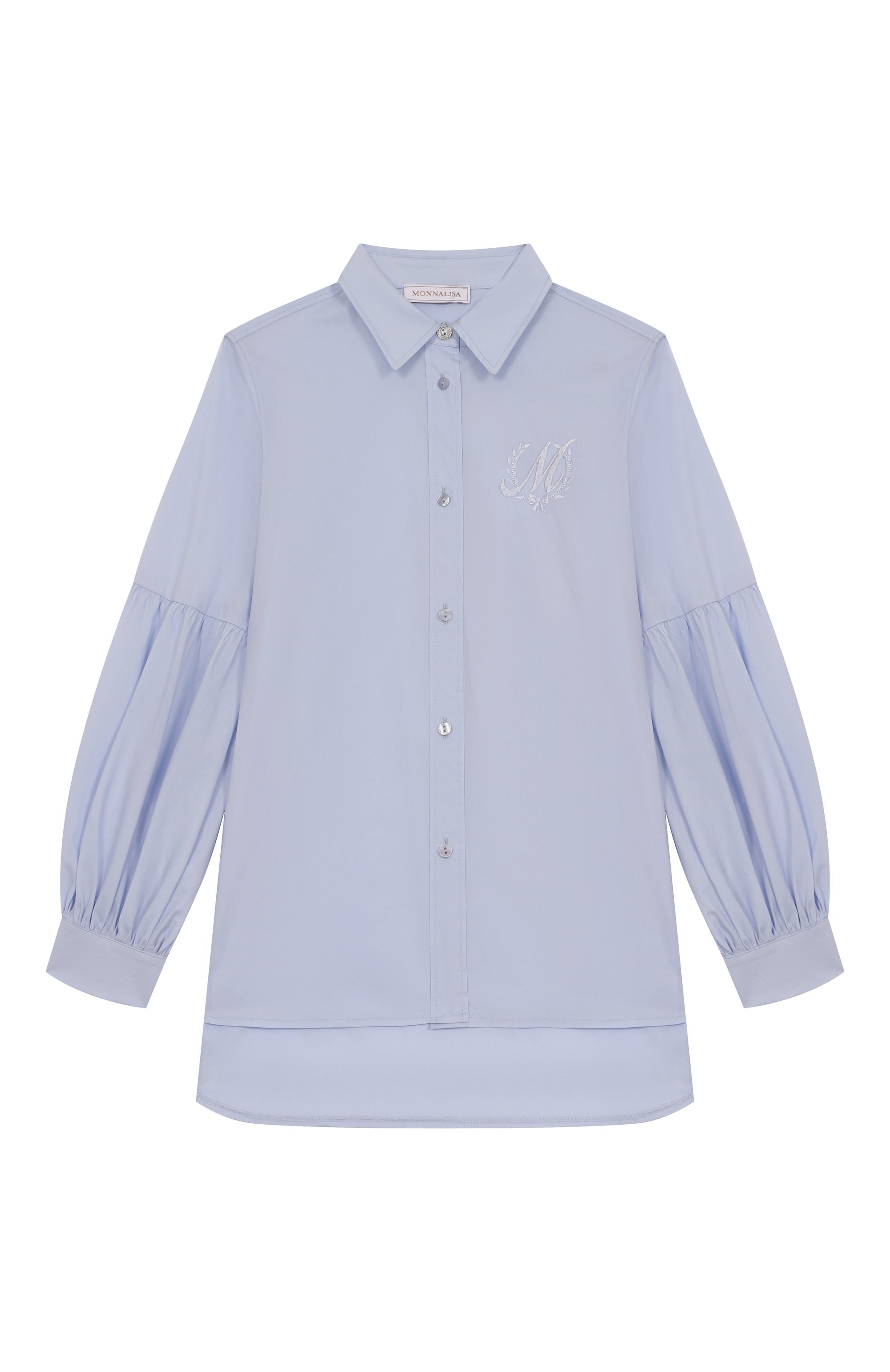 Хлопковая рубашка MONNALISA, арт. 18FIZZ, фото 1