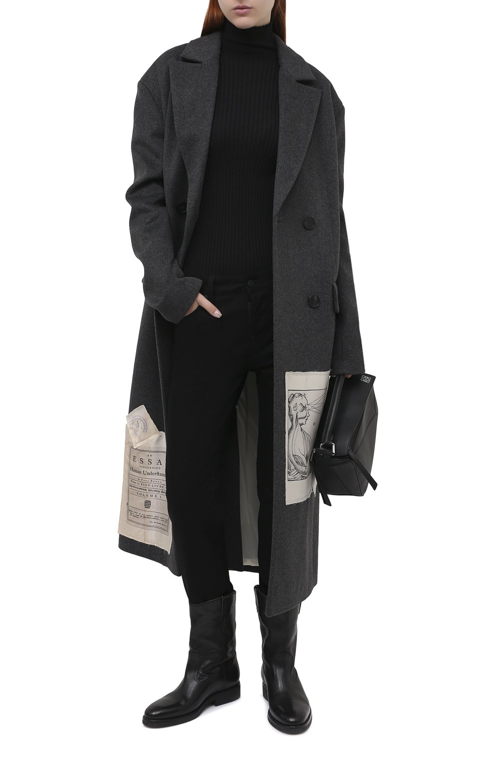 Джинсы DSQUARED2 черного цвета по цене 37750 руб., арт. S72LB0367/S30564, фото 2 Джинсы DSQUARED2, арт. S72LB0367/S30564, фото 2