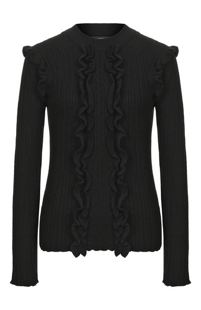Женский шерстяной пуловер ANN DEMEULEMEESTER, арт. B0014322/KN045