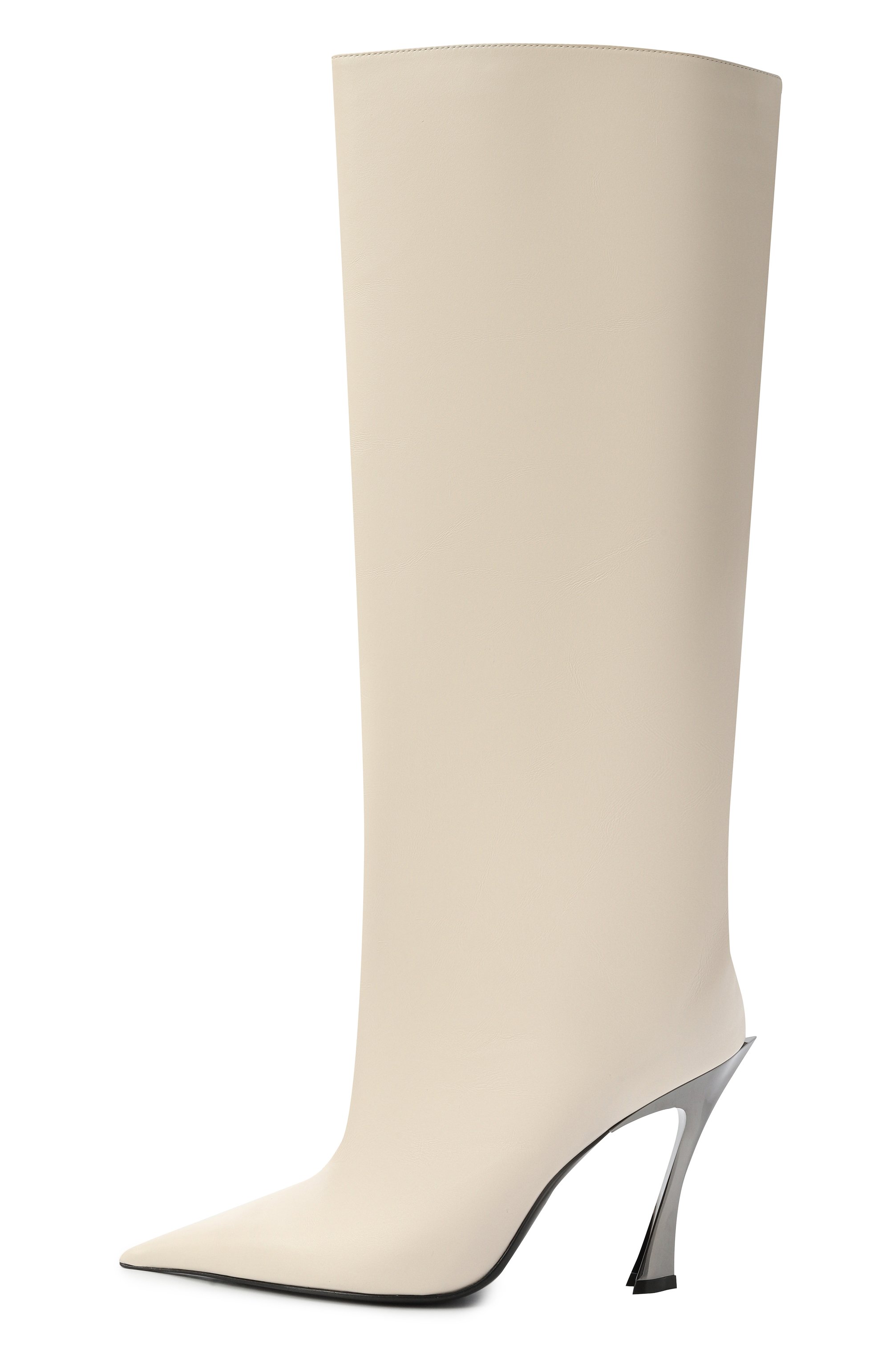 Кожаные сапоги MUGLER, арт. MUWFW2425SC053_CL055, фото 4