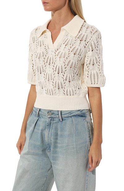 Хлопковый пуловер HELMUT LANG, арт. N04HW704, фото 3