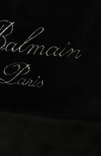 Хлопковая бейсболка BALMAIN черного цвета по цене 14100 руб., арт. BV0P27, фото 3 Хлопковая бейсболка BALMAIN, арт. BV0P27, фото 3