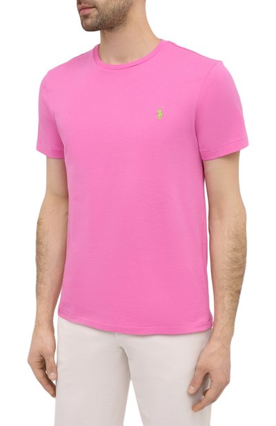Хлопковая футболка POLO RALPH LAUREN, арт. 710671438, фото 3
