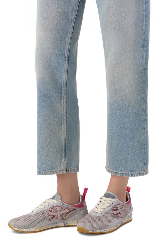 Комбинированные кроссовки Runsea 25D Premiata RUNSEA25D/VAR 8108 Серый  RUNSEA25D/VAR 8108 Фото 2