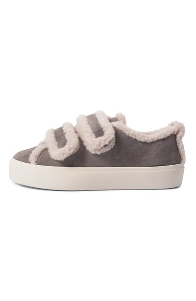 Замшевые кеды shearling low velcro INUIKII, арт. 1001.001.0231, фото 4