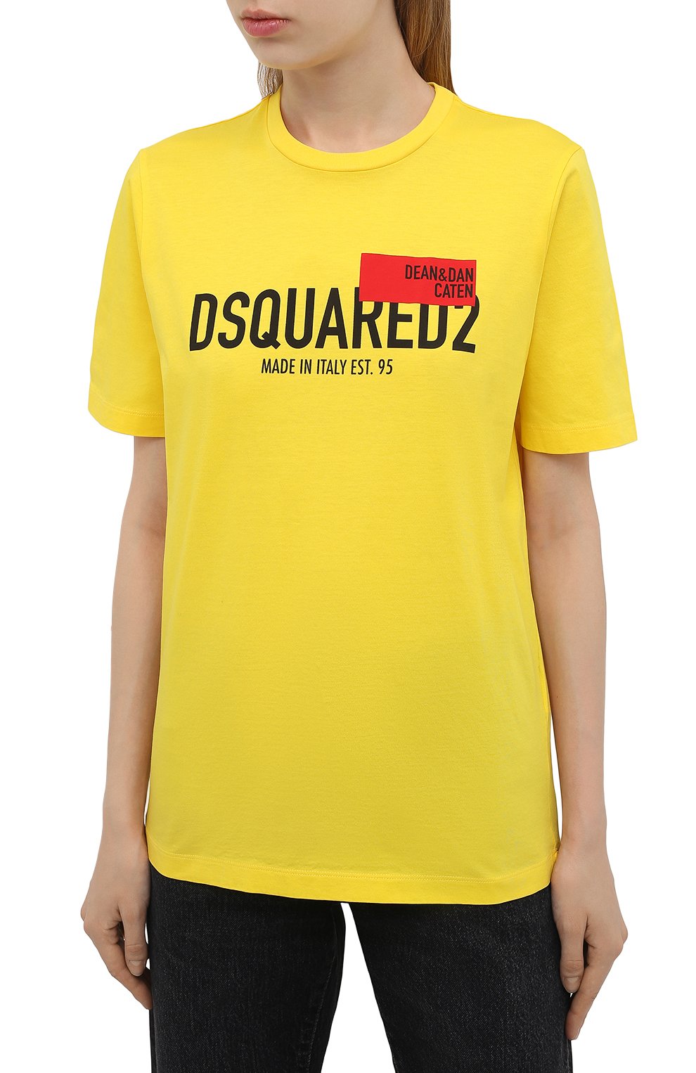 Хлопковая футболка DSQUARED2, арт. S72GD0300/S23009, фото 3