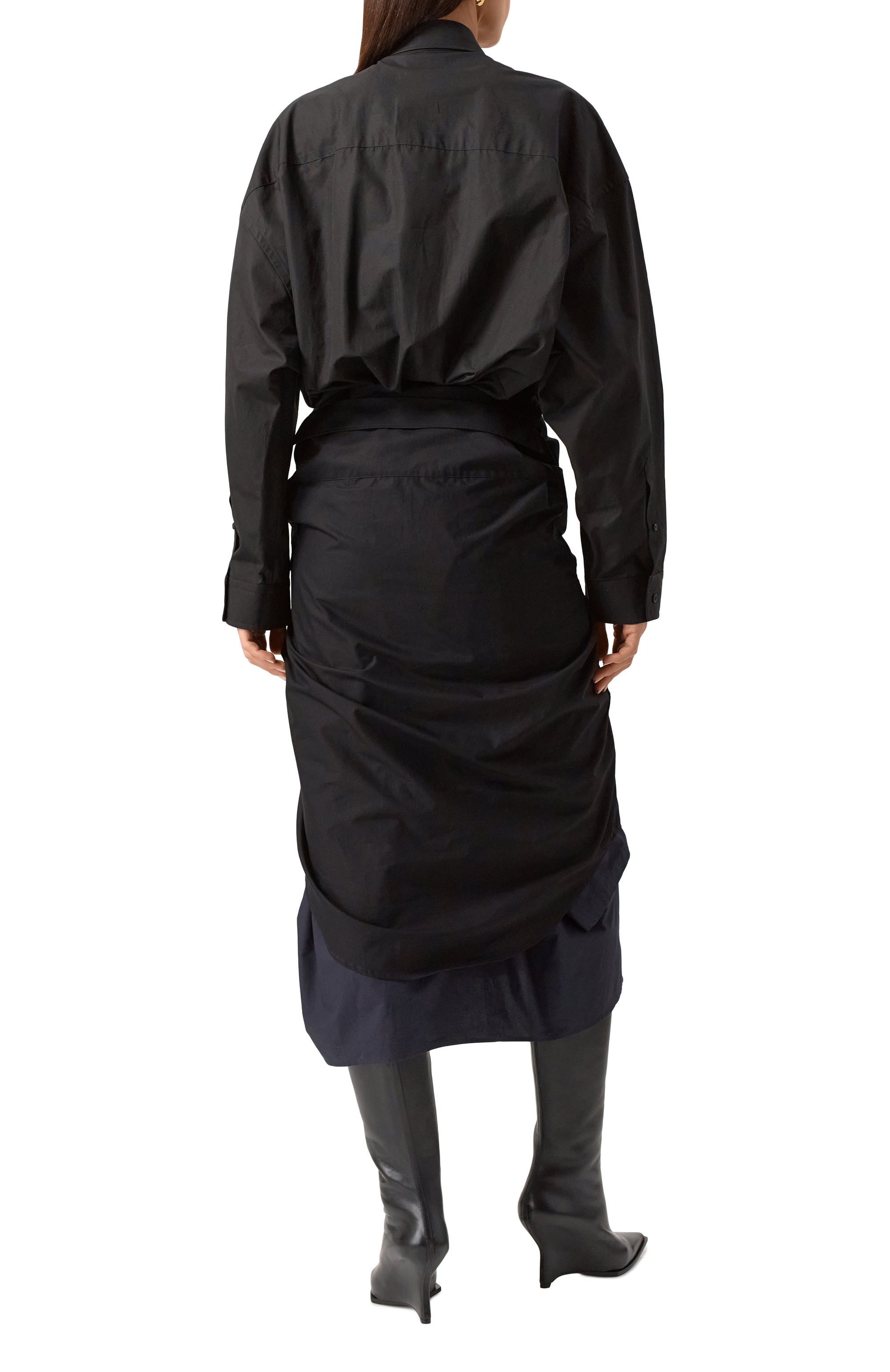 Хлопковое платье BALENCIAGA, арт. 809062/TRM17, фото 4