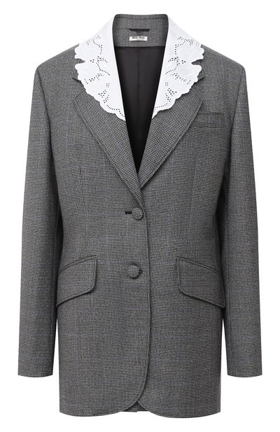 Жакет из вискозы MIU MIU, арт. MH1607-1UB7-F0031, фото 1