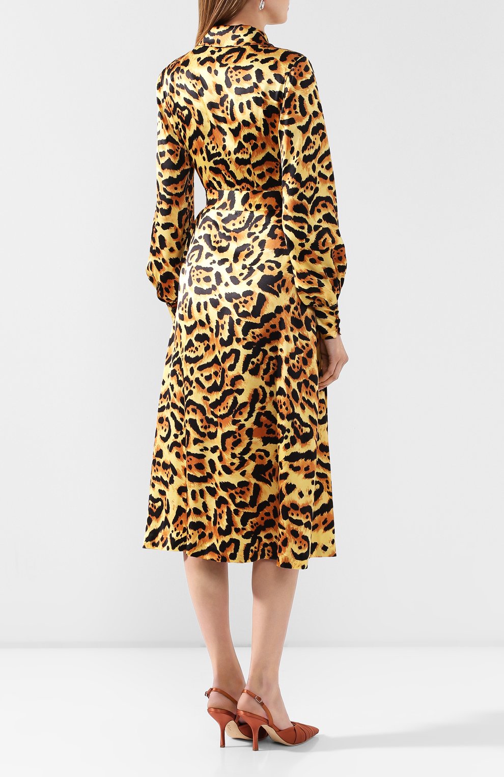 Шелковое платье ALESSANDRA RICH, арт. FAB2026-F2730, фото 4