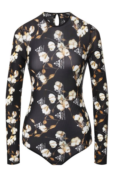 Женское боди с принтом OFF-WHITE, арт. 0WDD009R19C990571000