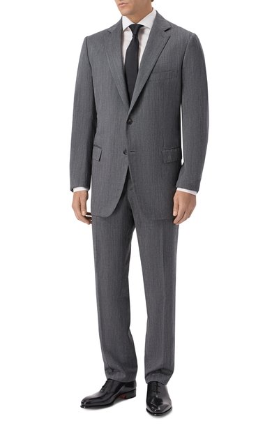 Мужские кожаные оксфорды carter SANTONI, арт. MCCG16229MC1HVVDN01