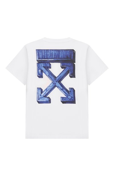 Хлопковая футболка OFF-WHITE, арт. 0BAA002S26JER005, фото 2
