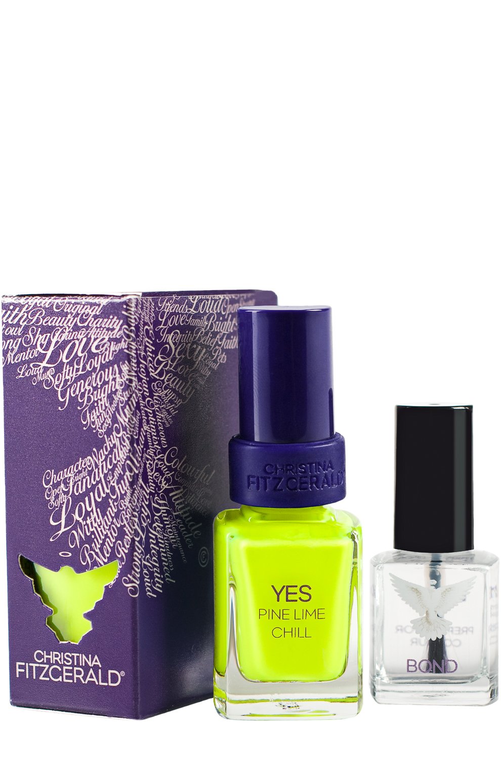 Лак для ногтей \прохлада ананаса и лайма\" yes pine lime chill + bond" CHRISTINA FITZGERALD, арт. 9333381002709, фото 1