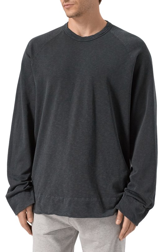 Хлопковый свитшот James Perse MXA3278 Серый  MXA3278 Фото 3