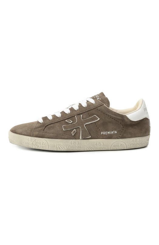 Замшевые кеды Steven-D Premiata STEVEND/VAR 6221 Хаки  STEVEND/VAR 6221 Фото 4