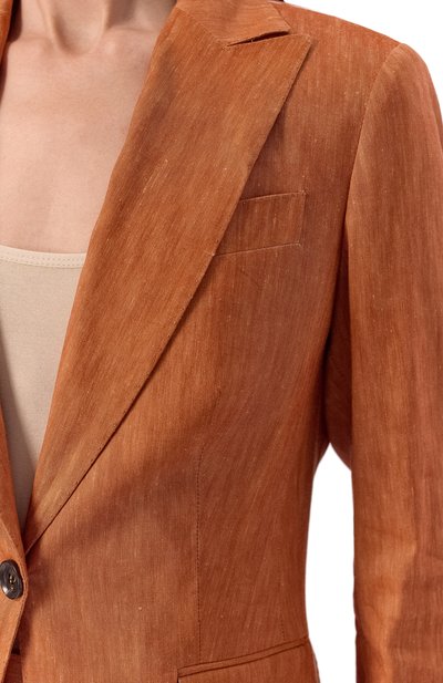 Жакет изо льна и шерсти KITON, арт. D15510K0919E03, фото 5