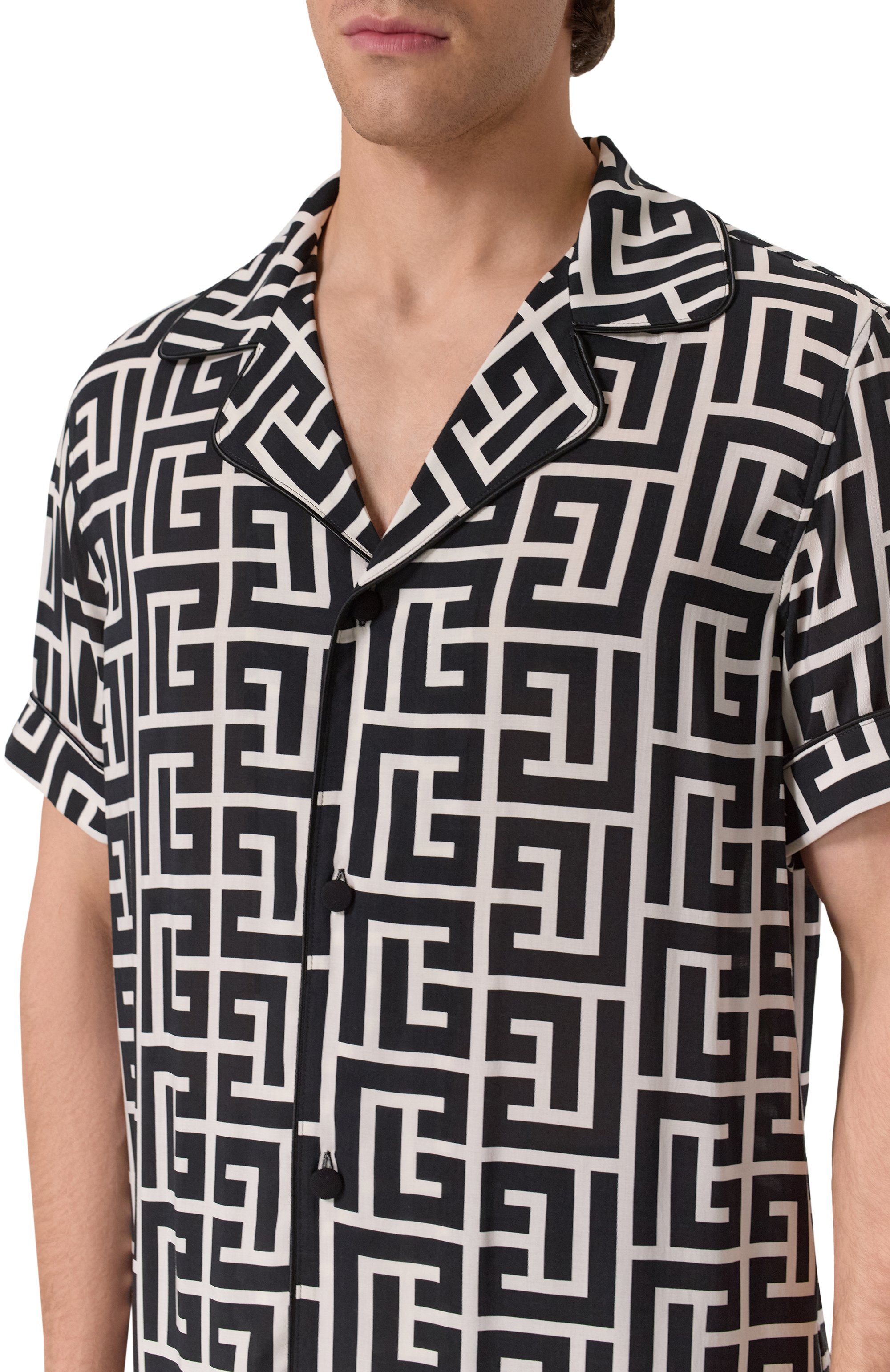 Рубашка из вискозы BALMAIN, арт. FH1HN011/VD01, фото 5