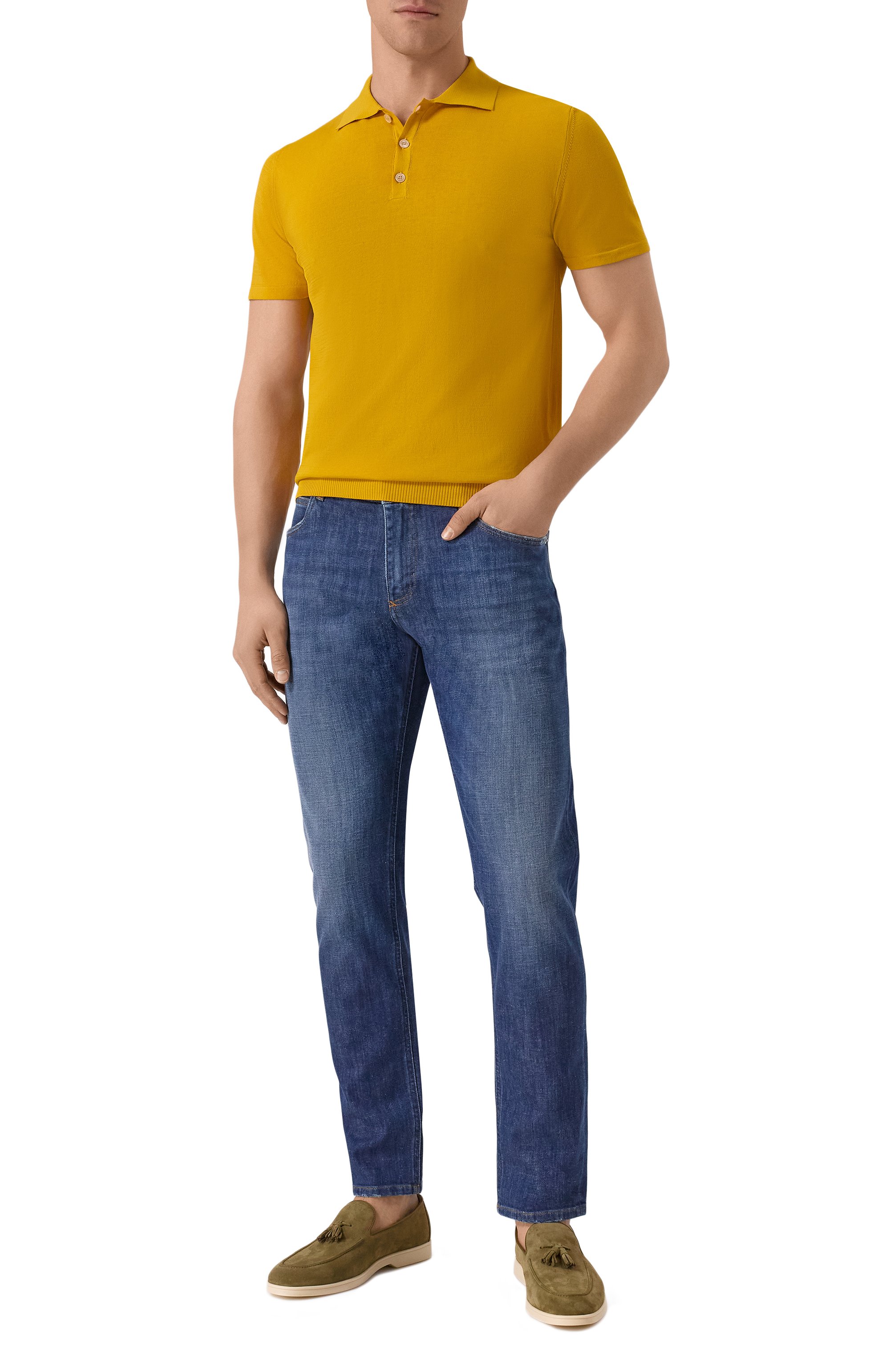 Хлопковое поло DANIELE FIESOLI, арт. DF0305, фото 2