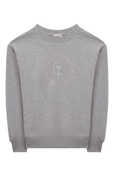 Хлопковый свитшот BRUNELLO CUCINELLI, арт. BN05NE871C