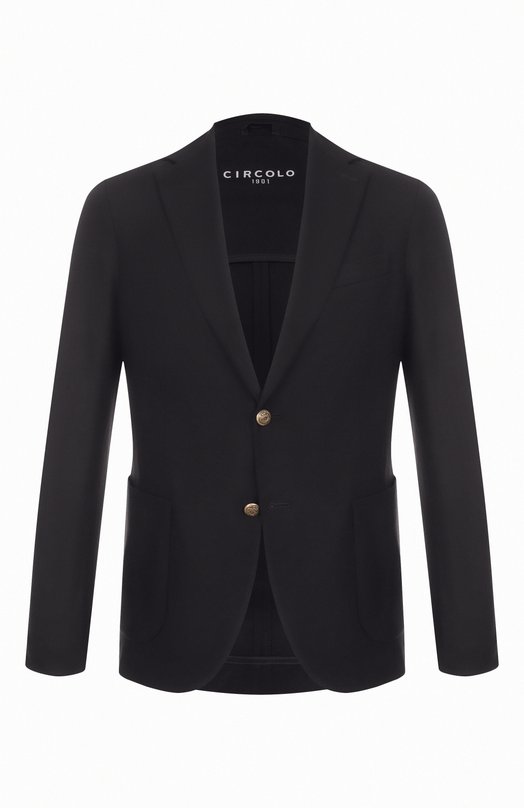 Пиджак из шерсти и кашемира Circolo 1901 CN5059 Чёрный CN5059