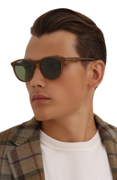 Солнцезащитные очки LORO PIANA светло-коричневого цвета по цене 44100 руб., арт. FAL0261, фото 3 Солнцезащитные очки LORO PIANA, арт. FAL0261, фото 3