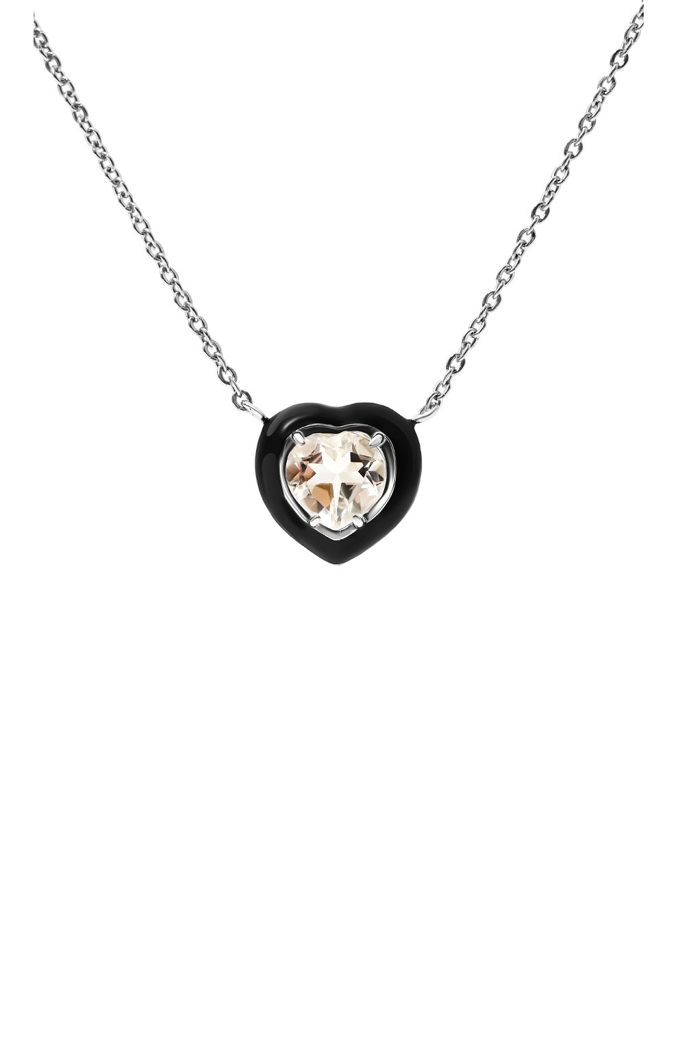 Подвеска с хрусталем и черной эмалью courage MOONKA, арт. crg-nl1-crs, фото 3